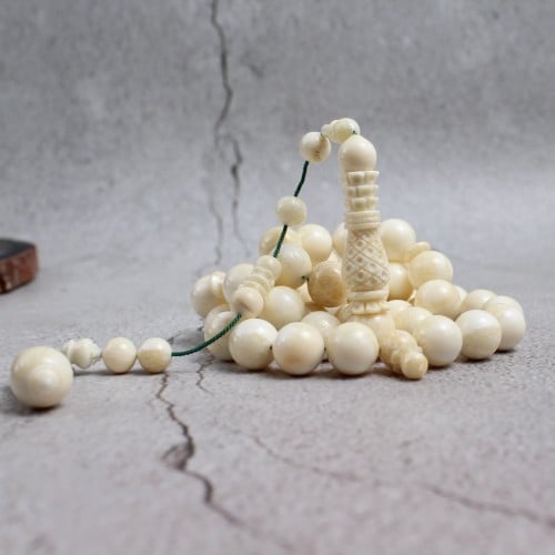 سبحة فاخرة نادرة من عاج حيوان الفظ (الفقمة)