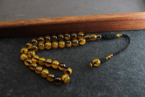 سبحة فاتوران ليموني بشفافية