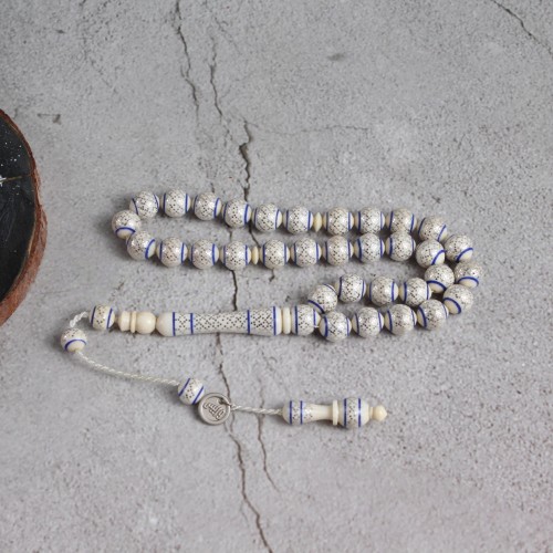 عاج فيل مع حجر اللازورد والفضة