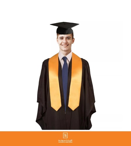 عباية تخرج مع وشاح وكاب