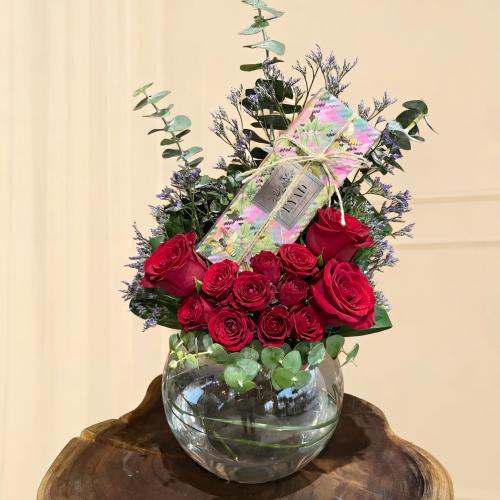 فازة بوسيتانو مع شوكلت بلجيكي