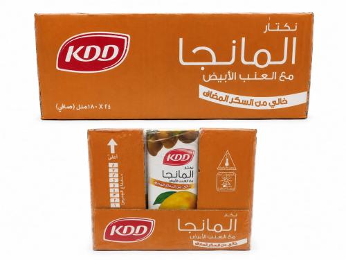 عصير كي دي دي مانجو 180مل*24