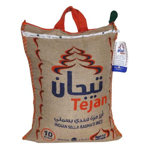 أرز بسمتي هندي سيلا من تيجان - 10 كجم