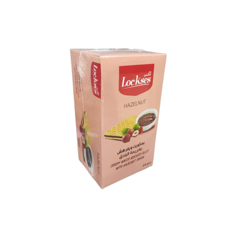 لكسز بسكويت ويفر بالبندق 24 * 18 جم