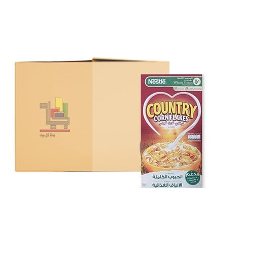 كرتون كورن فليكس كونتري من نستله 500 جرام 16 حبة