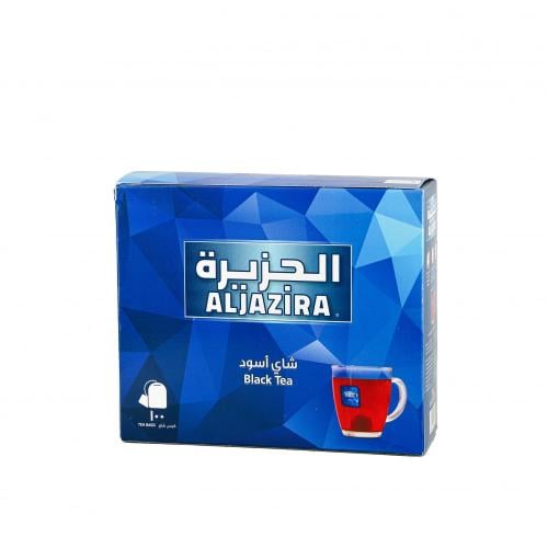شاي أسود فاخر من الجزيرة - 100 كيس شاي بالخيط