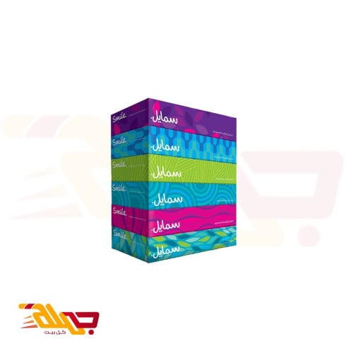 مناديل سمايل علب اقتصادية - 6 علب × 70 منديل مزدوج