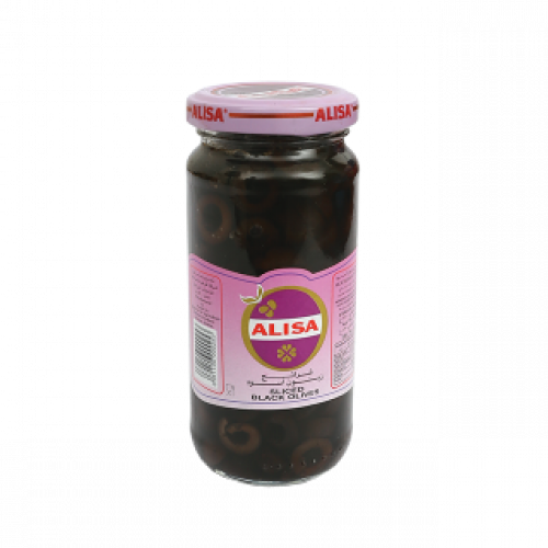 شرائح زيتون اسود صغير من اليسا 120جرام