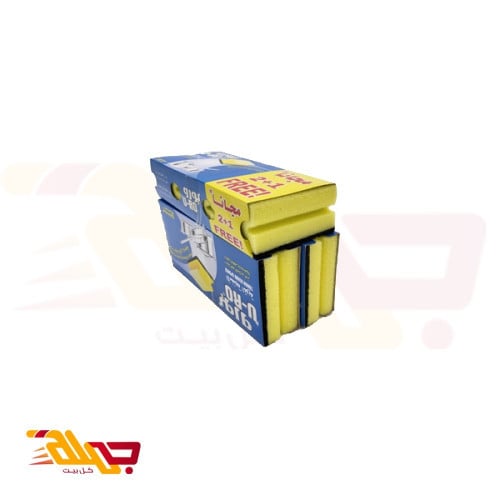 عرض 6 + 3 اسفنج مواعين مع الليف من يورو