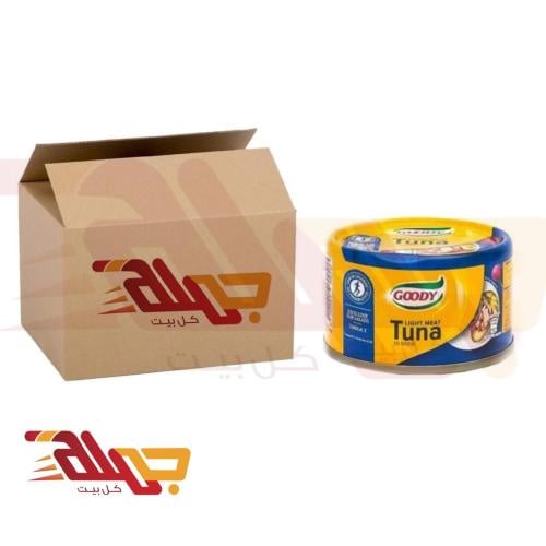 كرتون تونة قودي ماء وملح 48 حبه * 185 ج