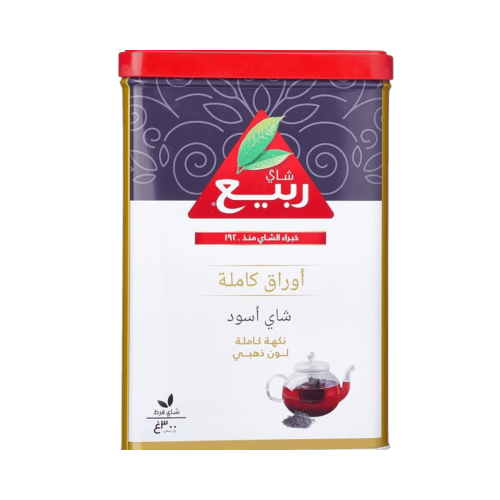 شاي ربيع أوراق كاملة أسود 300 جم - نكهة ولون ذهبي...