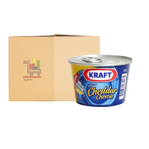 كرتون جبنة شيدر من كرافت 100 جرام 60 حبة