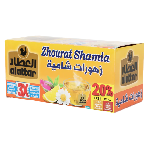 شاي زهورات شامية العطار