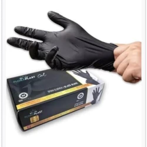 قفازات اسود بلاستيك 70 قطعة