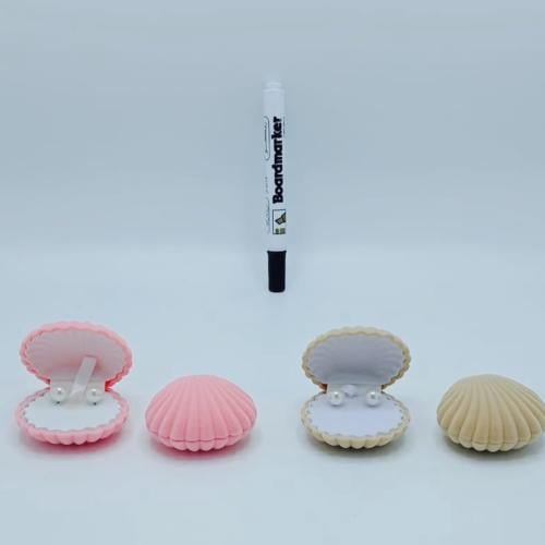 علب اكسسوار فارغة شكل صدفة /12 قطعة