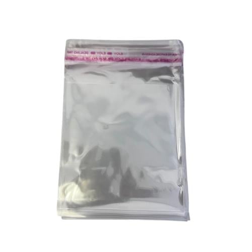 اكياس شفافه بلاصق ذاتي11*10سم 100كيس