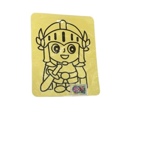 ورق تلوين رمل صغير/1قطعة