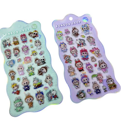 استيكرات وملصقات بارزه لابوبو /1قطعة