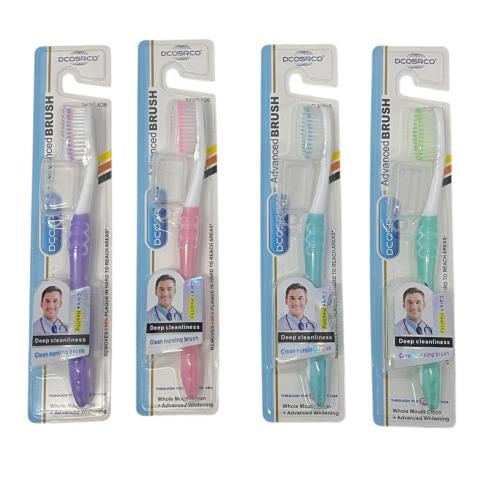 فرشاة اسنان مع غطا حماية/1قطعة