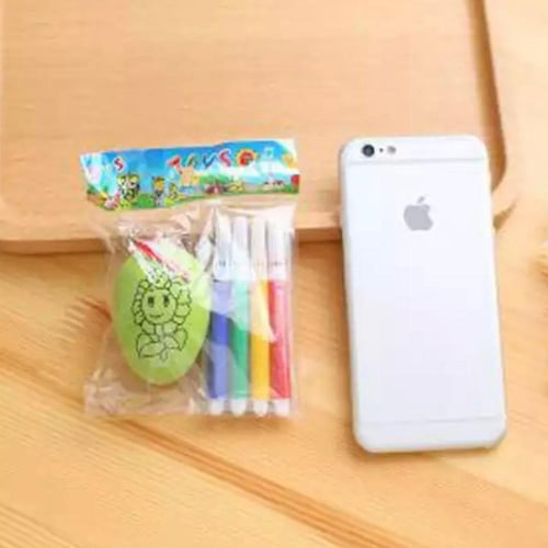 بيض تلوين مع الوان