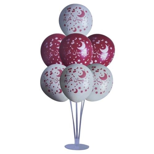 بالونات رمضان مع استاند