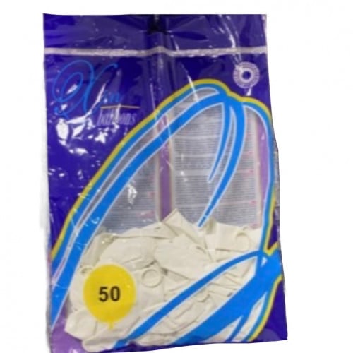 بالونات ابيض 50بالونه