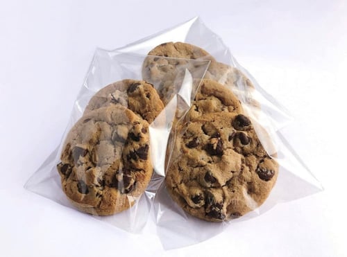 اكياس شفافه بلاصق ذاتي 100 كيس