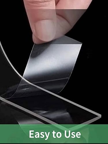 شريط لاصق وجهين شفاف 2متر