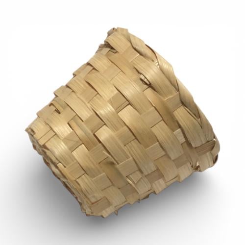 سلة سعف وسط