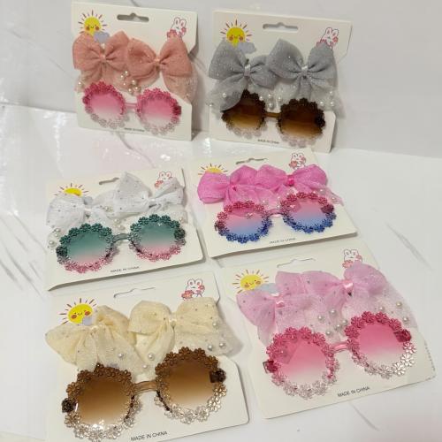 طقم نظارة مع ربطات/1قطعة