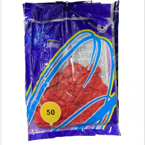 بالونات احمر 50 بالونه