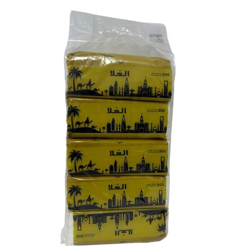 مناديل العلا 200مفرد/5علب