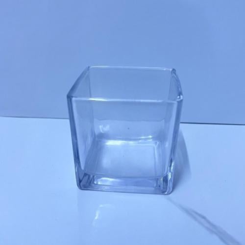 فازة زجاج مربع وسط / 6قطع