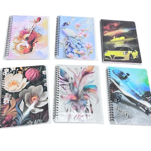 دفتر سلك انجليزي 80 ورقة/1دفتر*