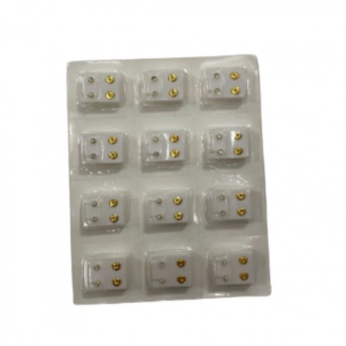 حلق للاطفال ذهبي (12 حلق)