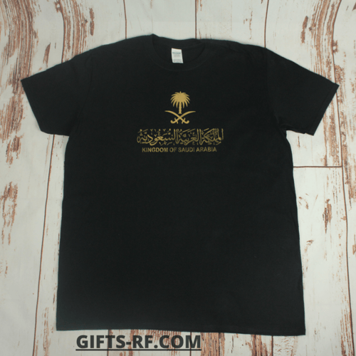 تيشيرت KSA أسود مذهب