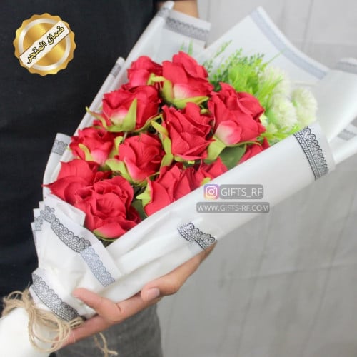 باقة ورد مدرج