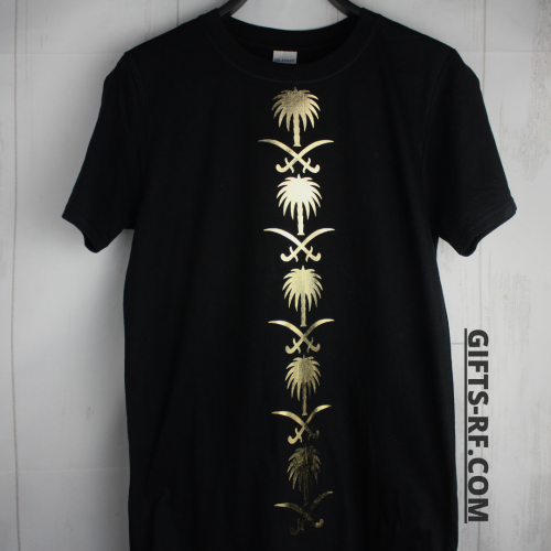 تيشيرت KSA أسود مذهب