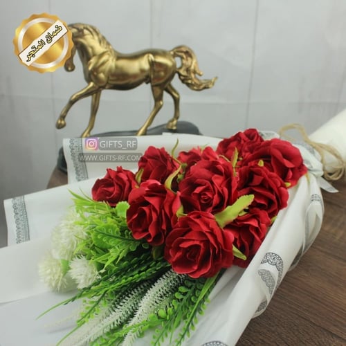 باقة ورد مدرج