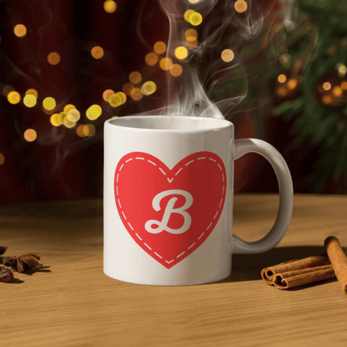 طباعة أكواب سيراميك مع صوره او حرف حسب الطلب