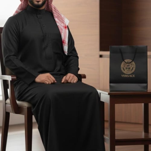 قماش ثوب شتوي قطني من ڤيرزاتشي (Versace)