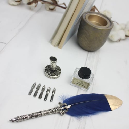 طقم قلم ريشة