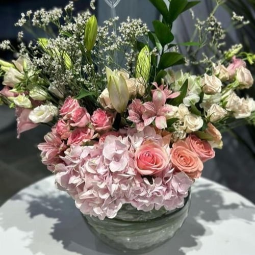 فازه ورد طبيعي