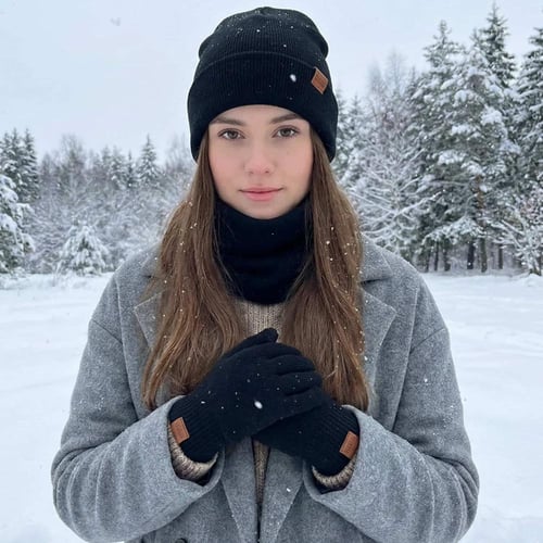 طقم الدفء الشتوي الفاخر للرجال والنساء