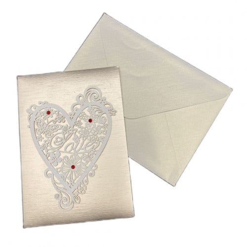 كرت ورقي فاخر + ظرف