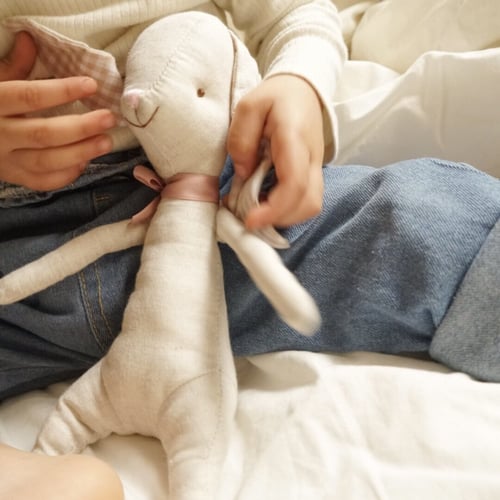 Stuffed rabbit | peanut