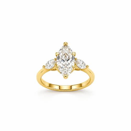 خاتم الماس مخبري Marquise Brilliant – ماركيز