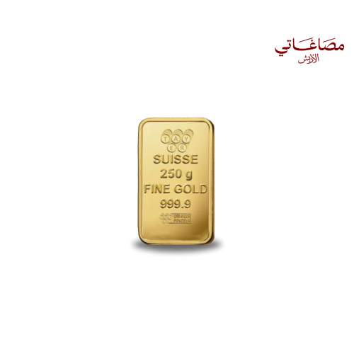 A 250-gram 24-karat gold bar