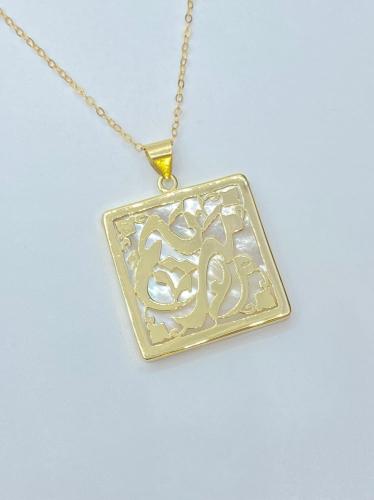 (352.NE)اسم ذهب مع صدف عيار 18