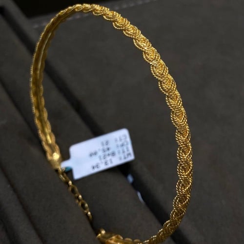 (006.BR)اسوارة مجدولة عيار 21